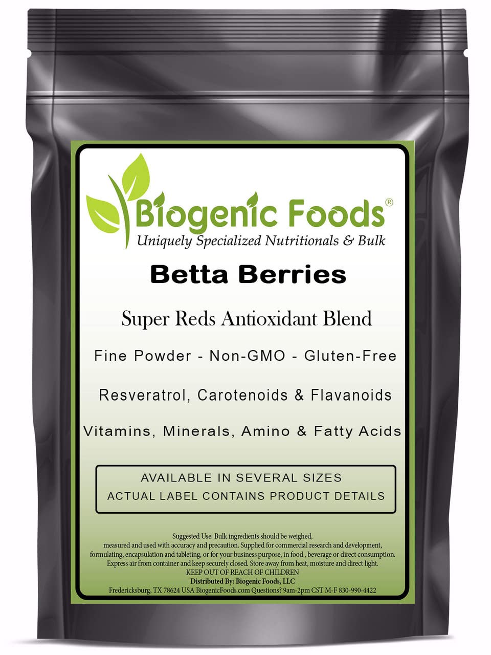 Biogenic Foods Betta Berries™ Antioxidant Blend - Super Red's