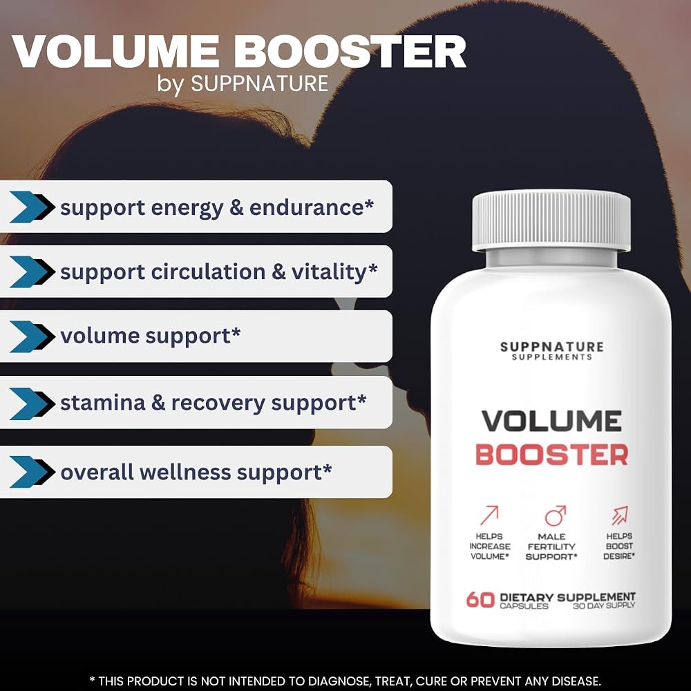 SuppNature Volume Booster Male Support Advanced Formula - 60 Tablets - image 4