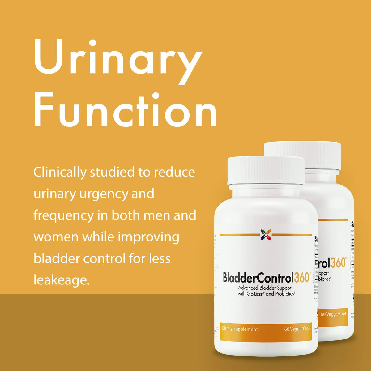 Stop Aging Now BladderControl360 Formula - 60 Vegetarian Capsules - image 2