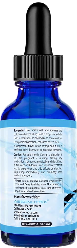 Absonutrix VanOlivea Olive Leaf Extract Liquid 390 mg - 4 FL OZ - image 8
