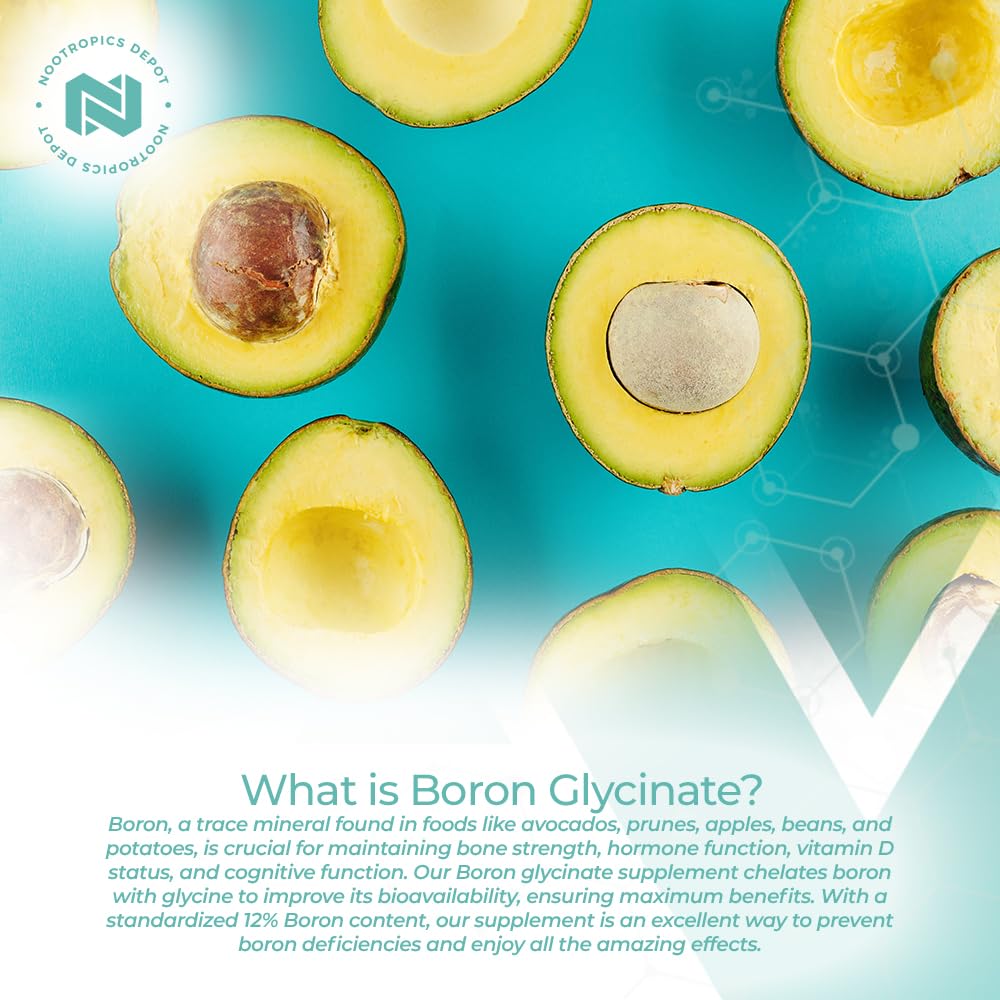 Nootropics Depot Boron Glycinate Capsules