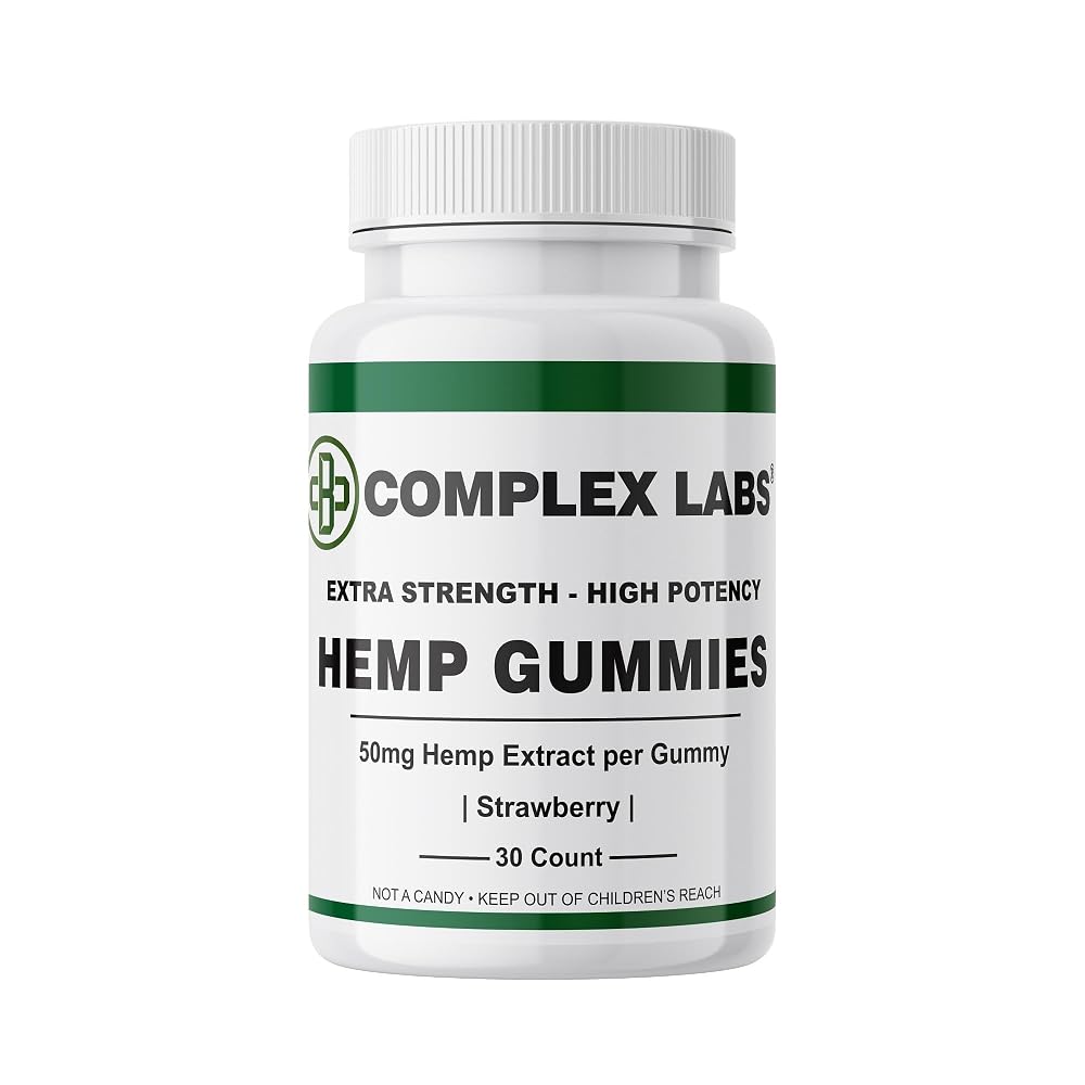 Cbdcomplex Labs Hemp Gummies 50mg Pure Extract - 30 Count
