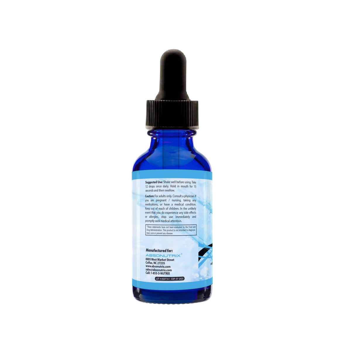 Absonutrix Bromelain 590 mg Liquid Drops for Tissue Support - 4 Oz - image 2