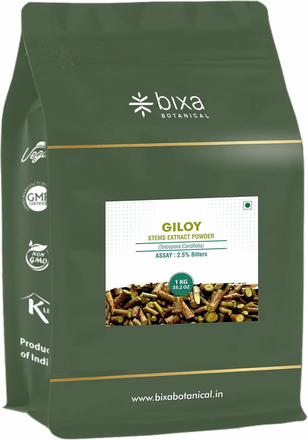bixa BOTANICAL Giloy Dry Extract Tinospora Cordifolia - 16 oz