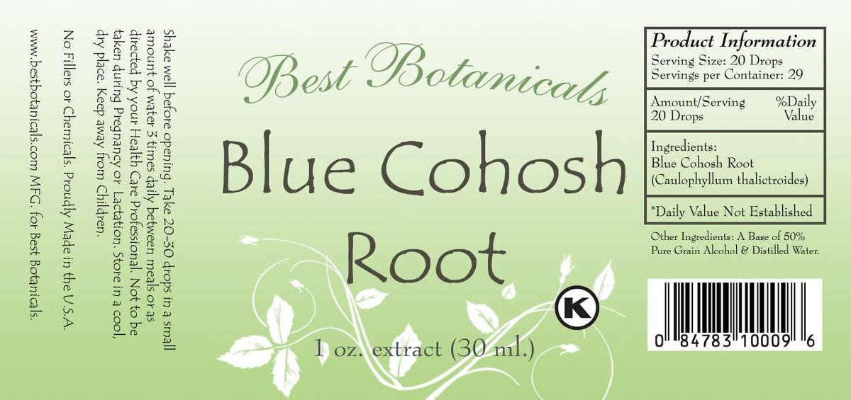 Best Botanicals Blue Cohosh Root Extract - 1 Fl Oz - image 4