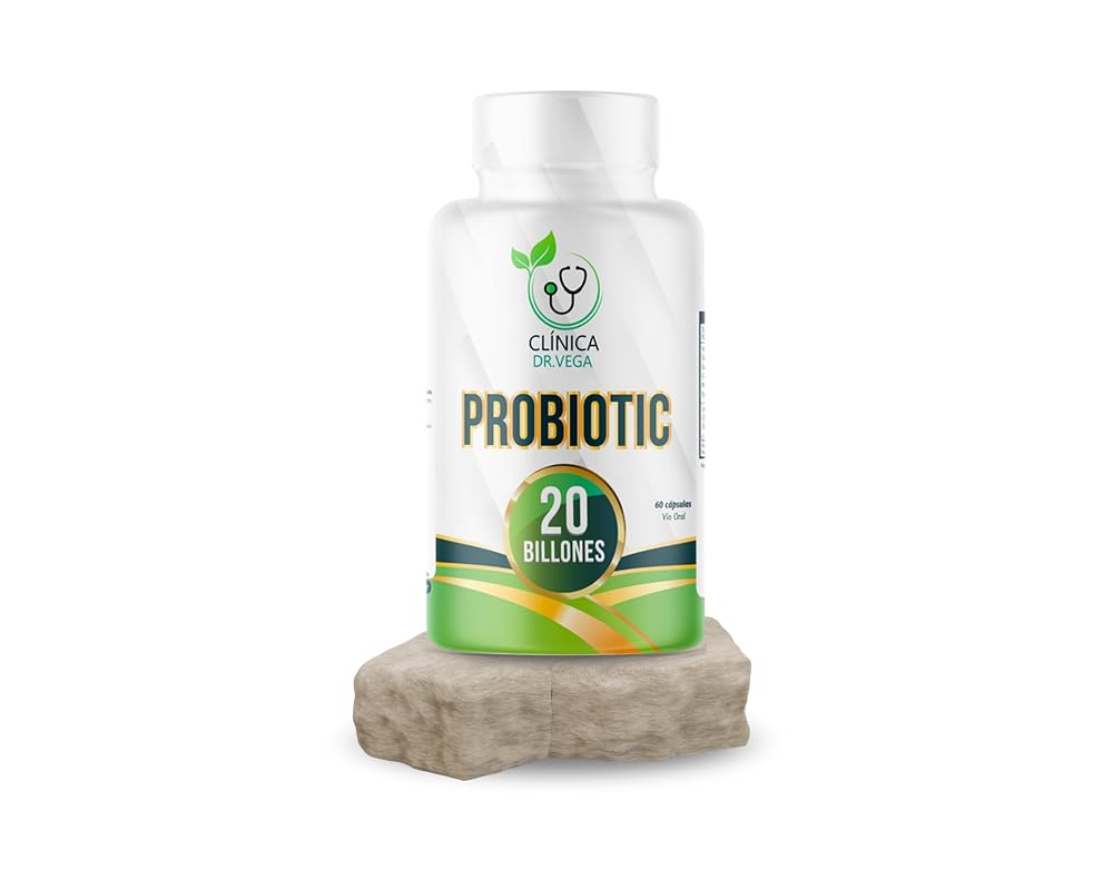 CLÍNICA DR. VEGA Probiotic 20 Billion CFU with Inulin - 60 Capsules - image 2