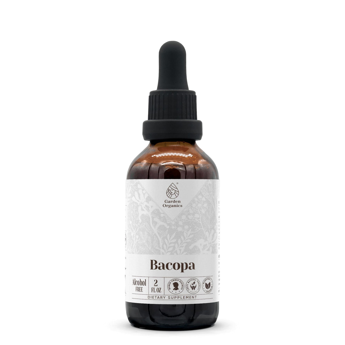 Garden Organics Bacopa Alcohol-Free Natural Tincture Extract