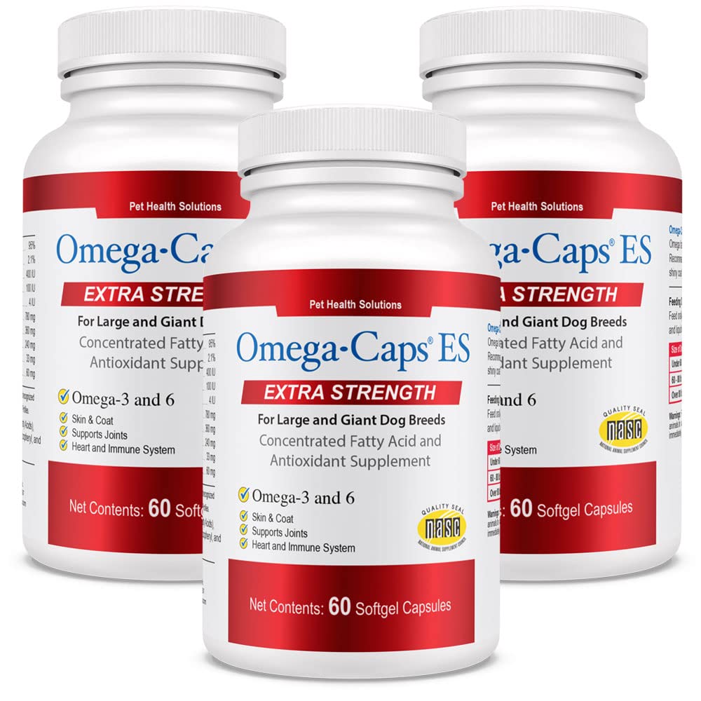 PHS Omega-Caps Extra Strength for Large Breeds - 180 Softgels