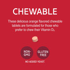 21st Century Vitamin D3 400 IU Orange Chewable - 110 Tablets - image 7