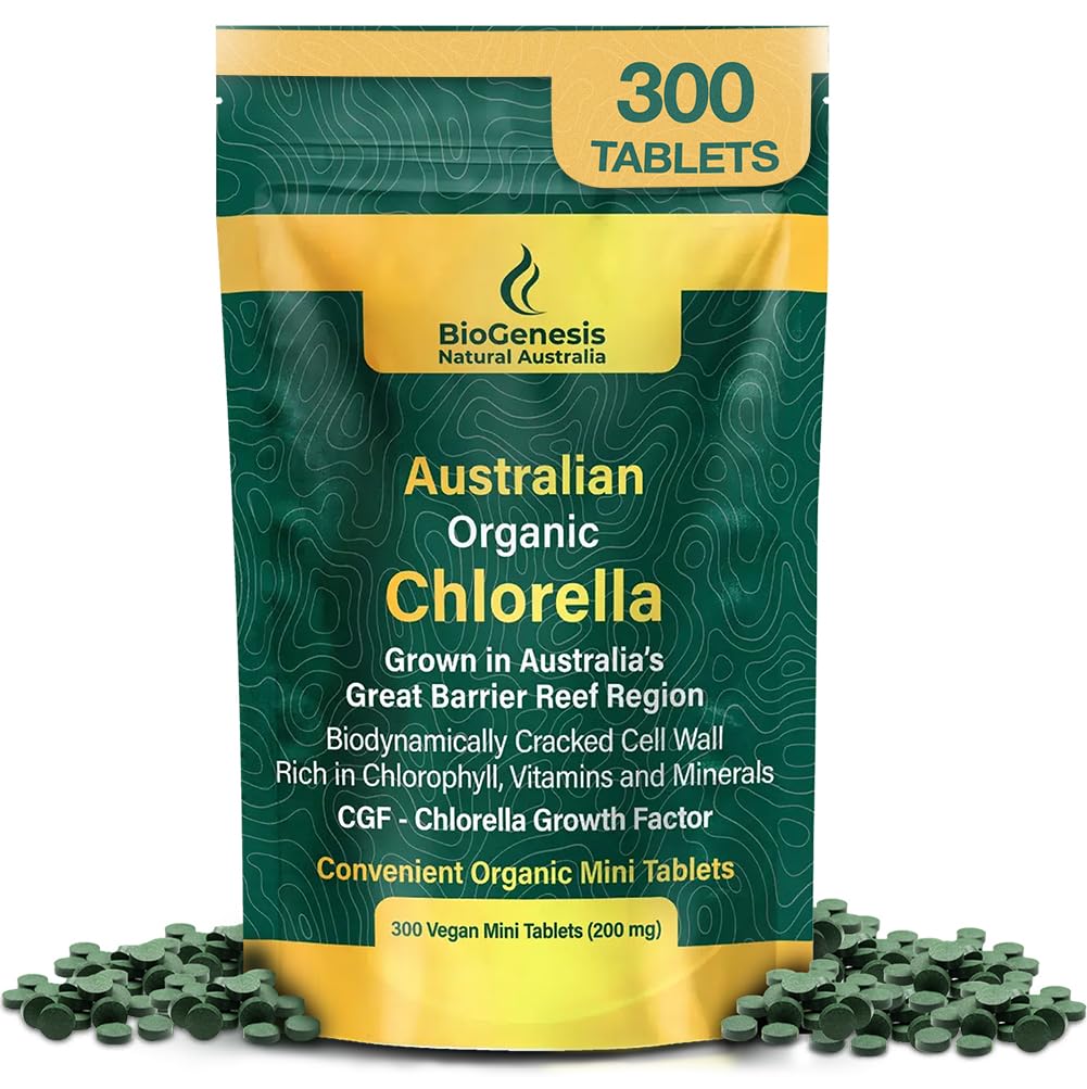 Biogenesis Organic Chlorella Tablets, Mini Tablets & Powder