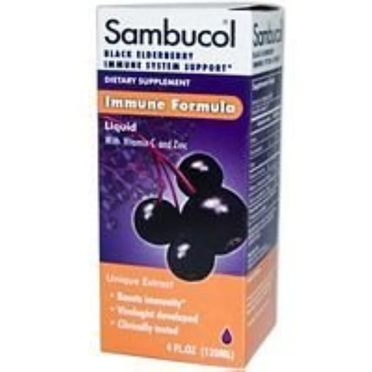 Sambucol Black Elderberry Immune Support Syrup - 1 Bottle - image 2