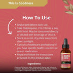 Herbal Goodness Brain and Focus Supplement Liquid Extract - 1 Fl Oz - image 8