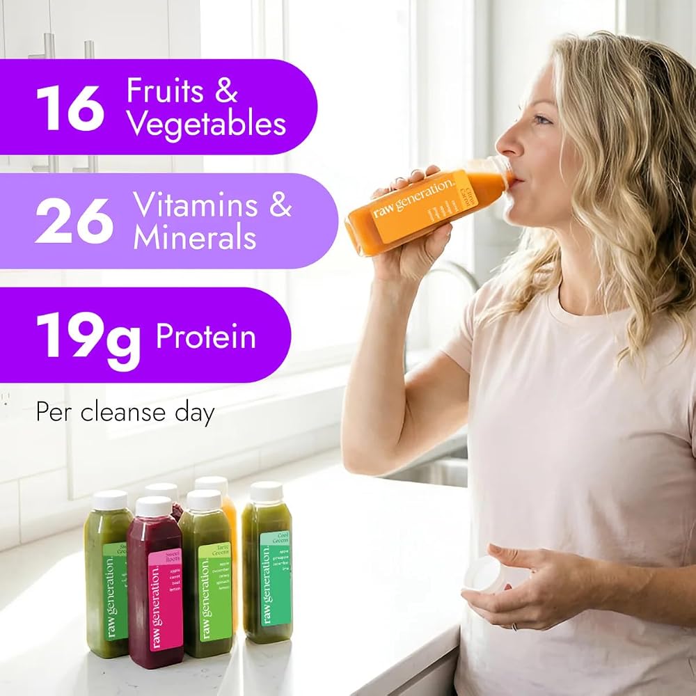 Raw Generation Skinny Juice Cleanse 10-Day - 60 Bottles - image 6