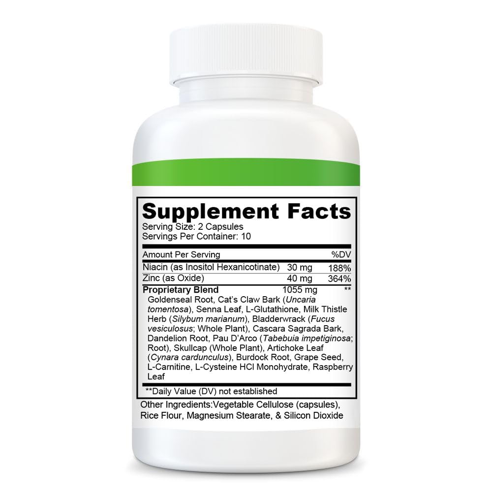 MyNaturalDetox Clean Slate Pro Detox & Cleanse - 20 Capsules - image 5