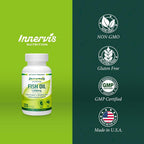 Innervis Nutrition Fish Oil 1000mg Omega-3 EPA & DHA - 120 Softgels - image 5