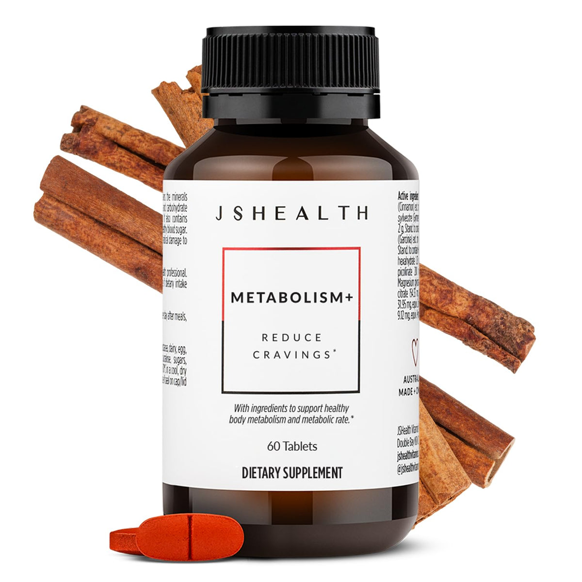 JSHealth Metabolism Dietary Supplement - 60 Tablets