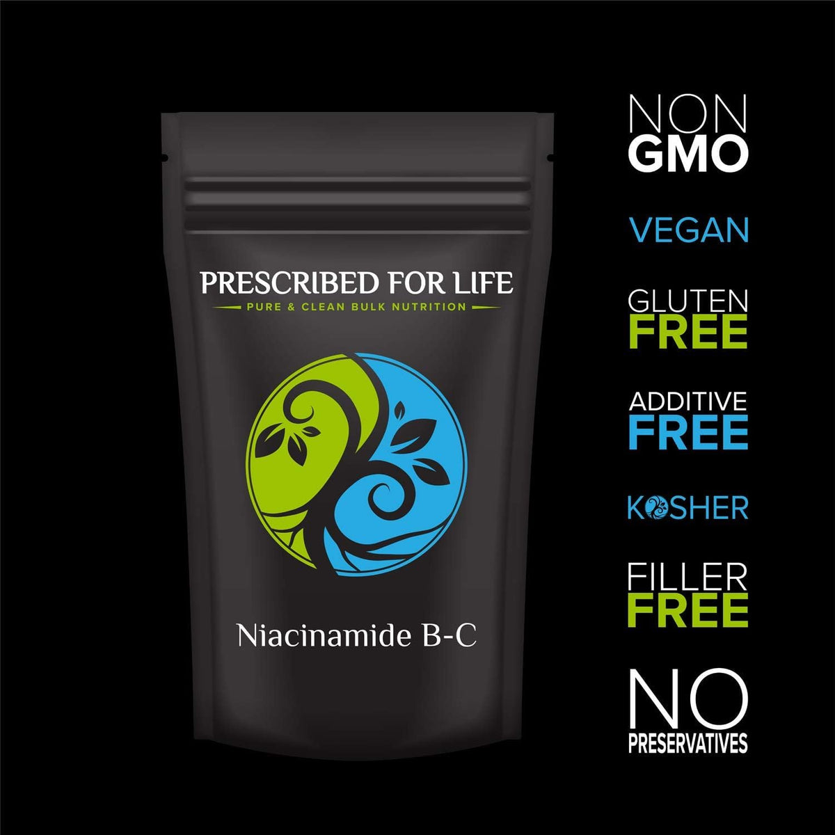 Prescribed For Life Niacinamide Powder (B-C)