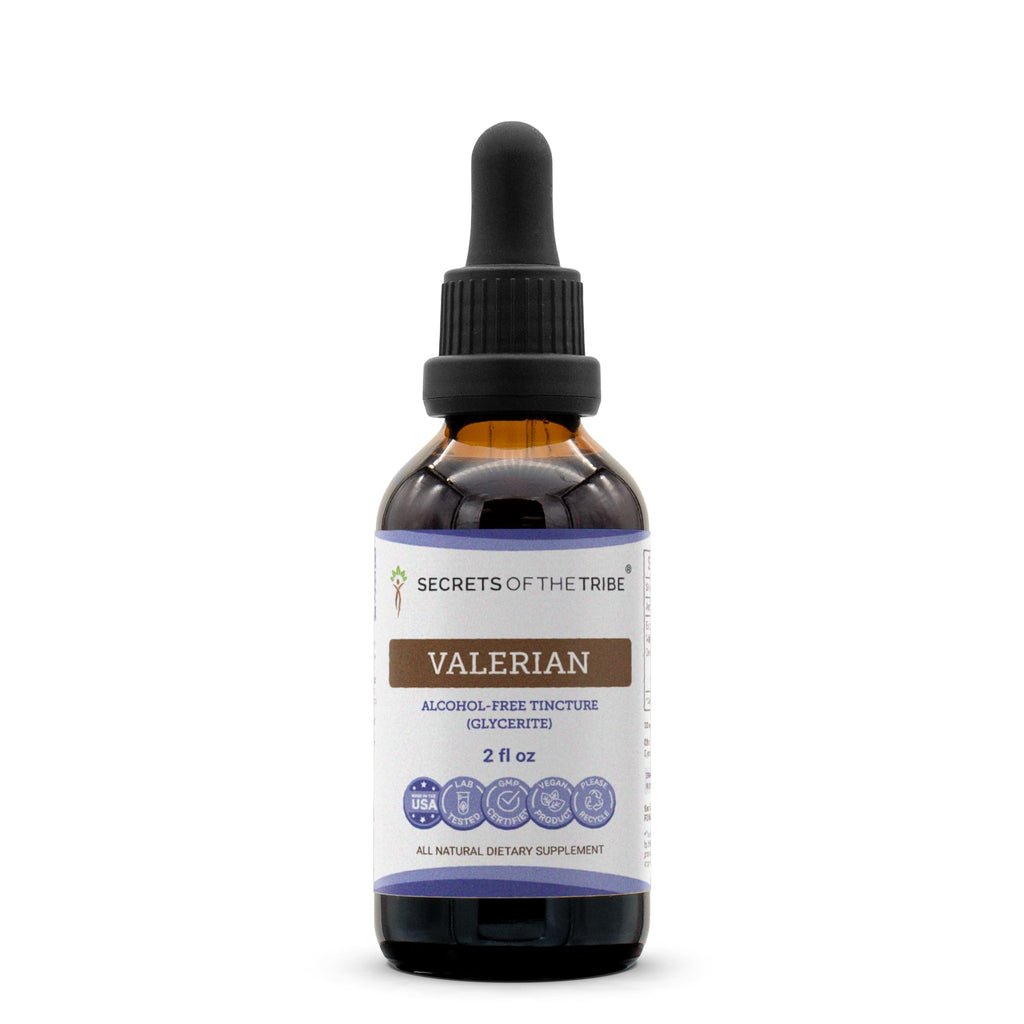 Secrets of the Tribe Valerian Alcohol-Free Tincture (Glycerite) 675