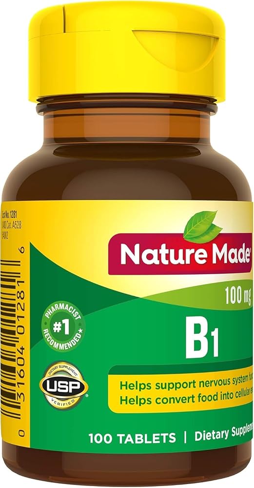 Nature Made Vitamin B1 100 mg Energy Metabolism Support - 100 Tablets - image 2