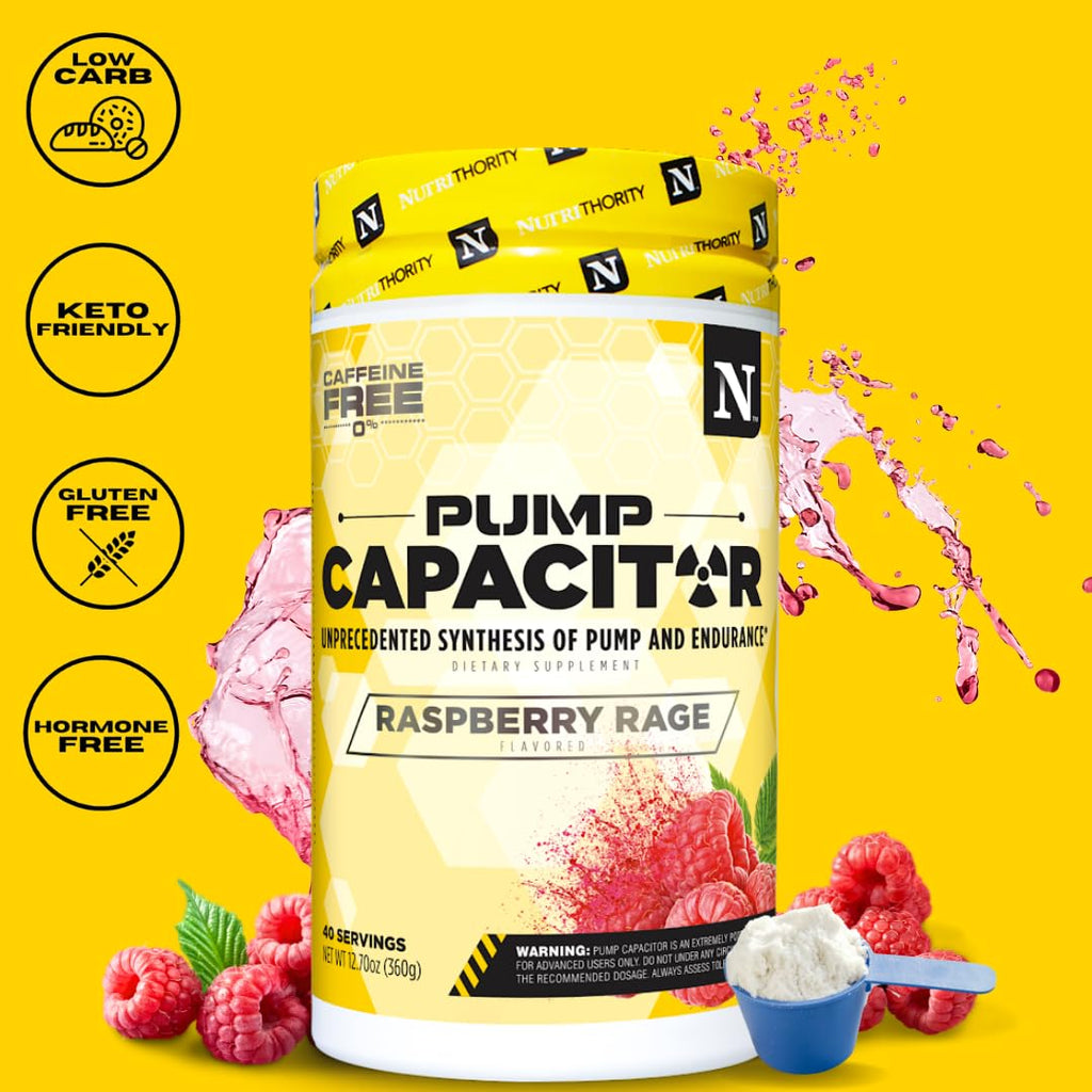 Nutrithority Pump Capacitor Pre Workout Powder - 40 Servings - image 5