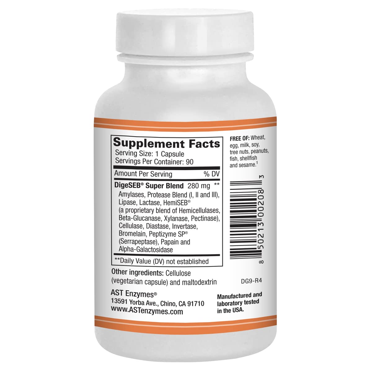 AST Enzymes Digest-GI Digestive Enzyme - 90 Vegetarian Capsules - image 3