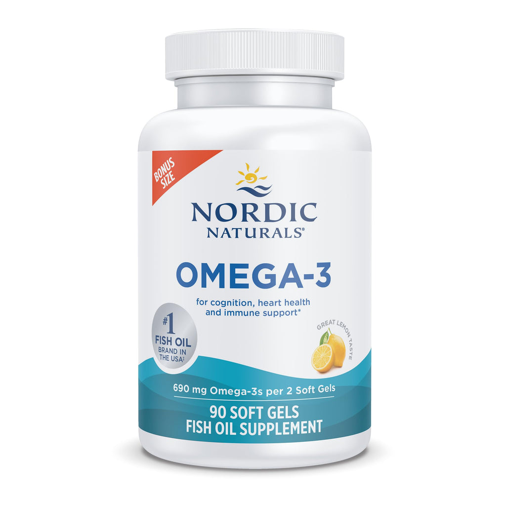Nordic Naturals Omega-3 Fish Oil 690mg EPA & DHA - 90 Softgels