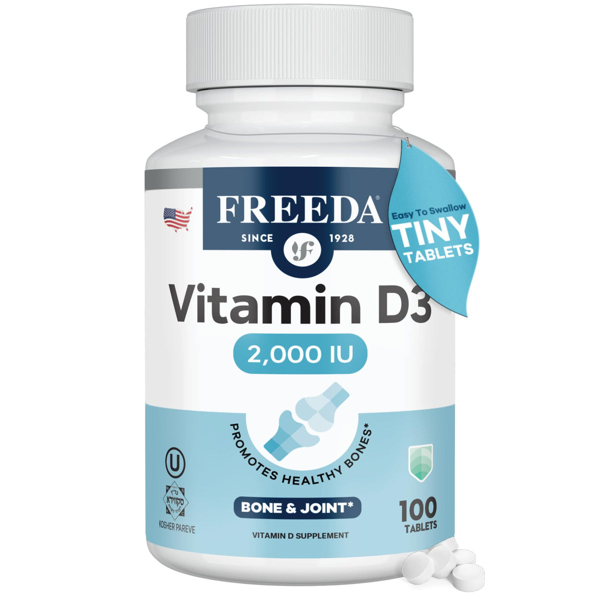 FREEDA Vitamin D3-2000 IU