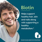 BESTVITE Biotin 5000mcg Hair, Skin & Nails Support - 240 Vegetarian Capsules - image 4