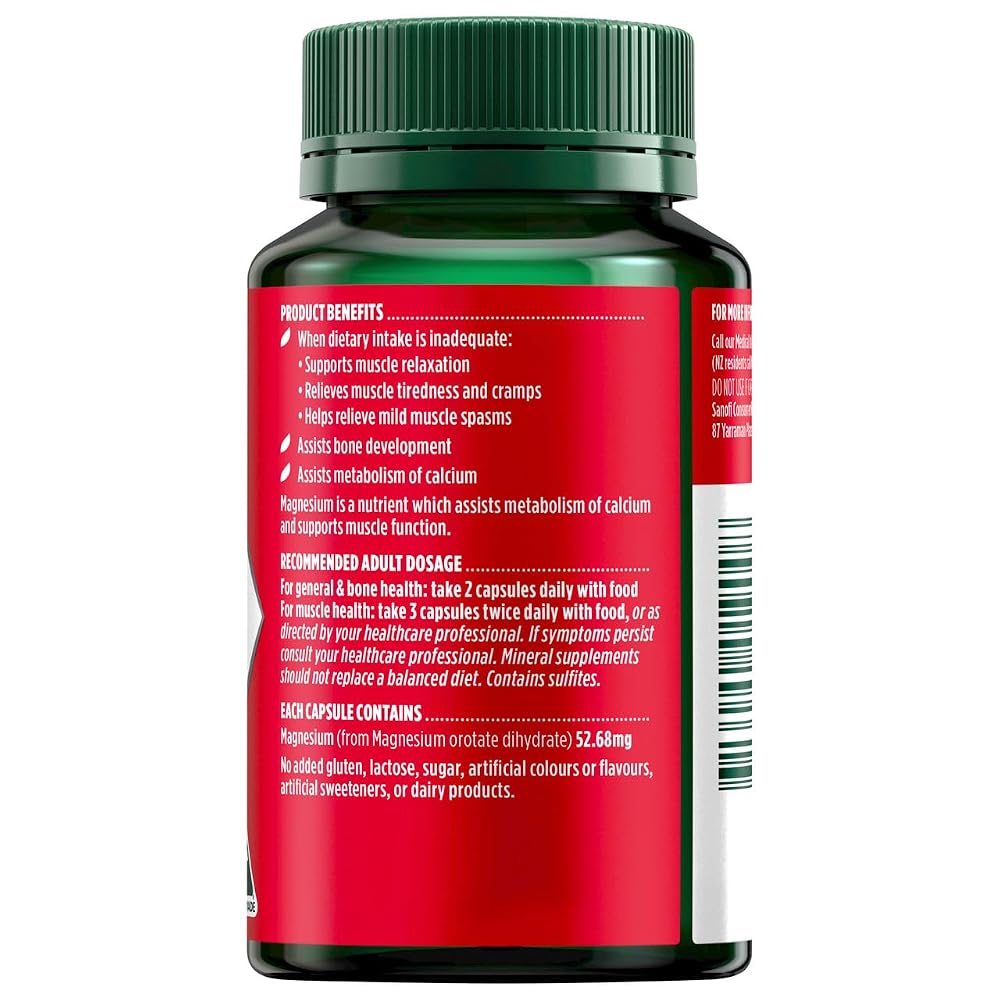 Nature's Own High Strength Magnesium Orotate 800mg - 60 Capsules - image 2