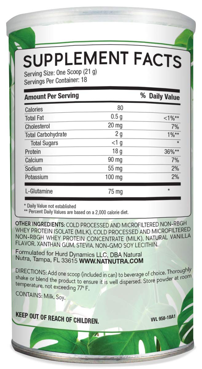Natural Nutra Vegan Soy & Grass-Fed Whey Protein Powders
