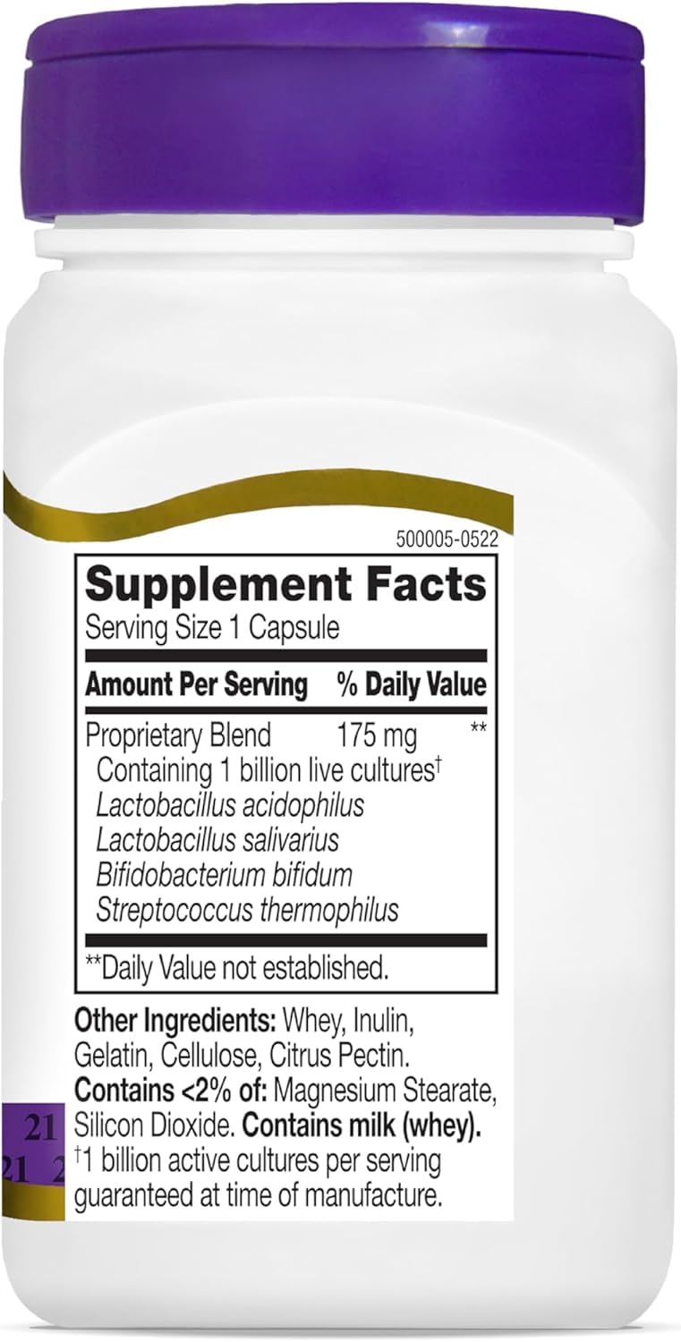 21st Century Acidophilus Capsules - 300 Count - image 3