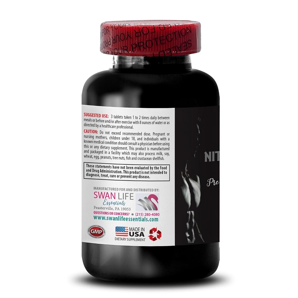 Swan Life Essentials Nitric Oxide Booster L-Arginine - 120 Tablets - image 3