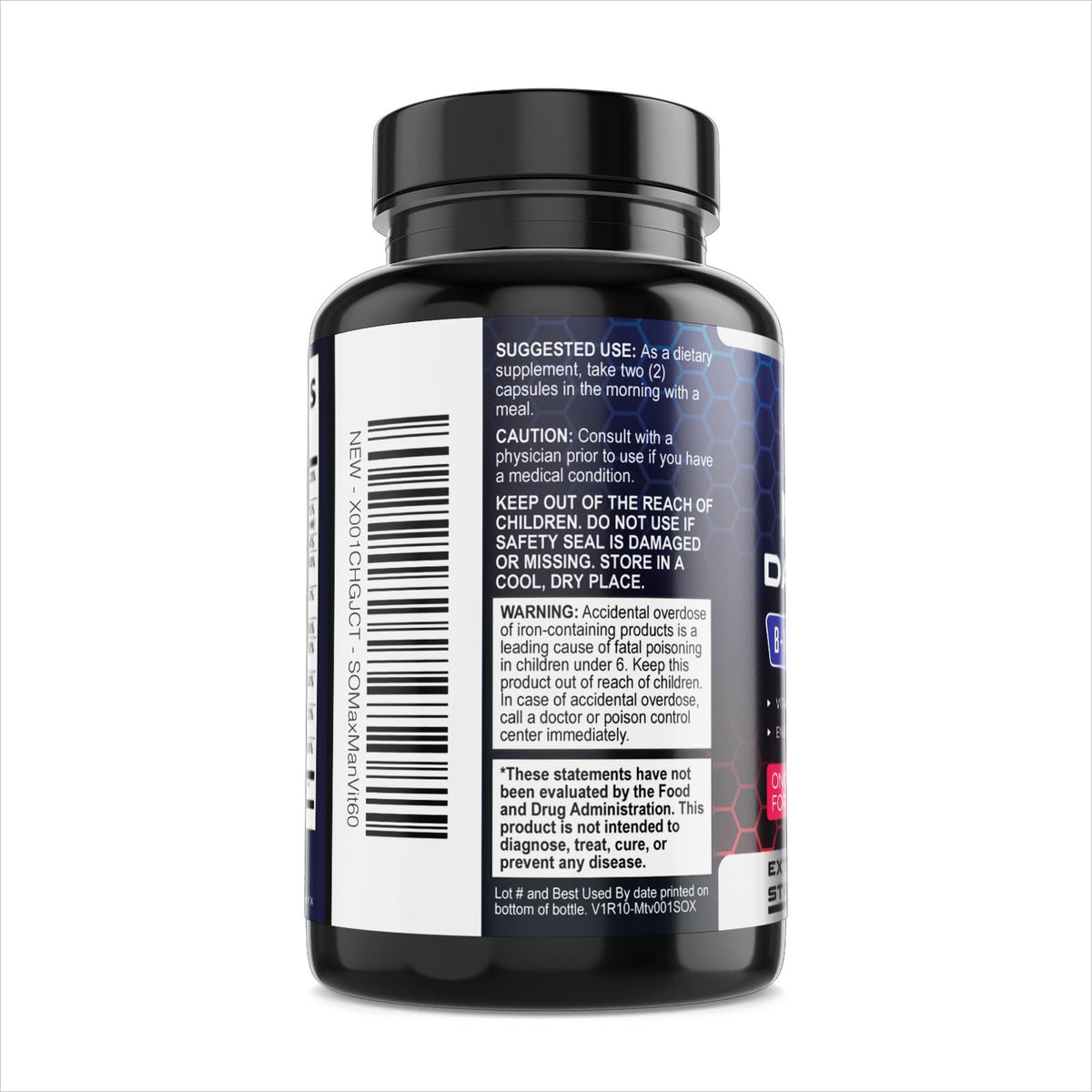 SILVERONYX Multivitamin for Men - 60 Capsules - image 8