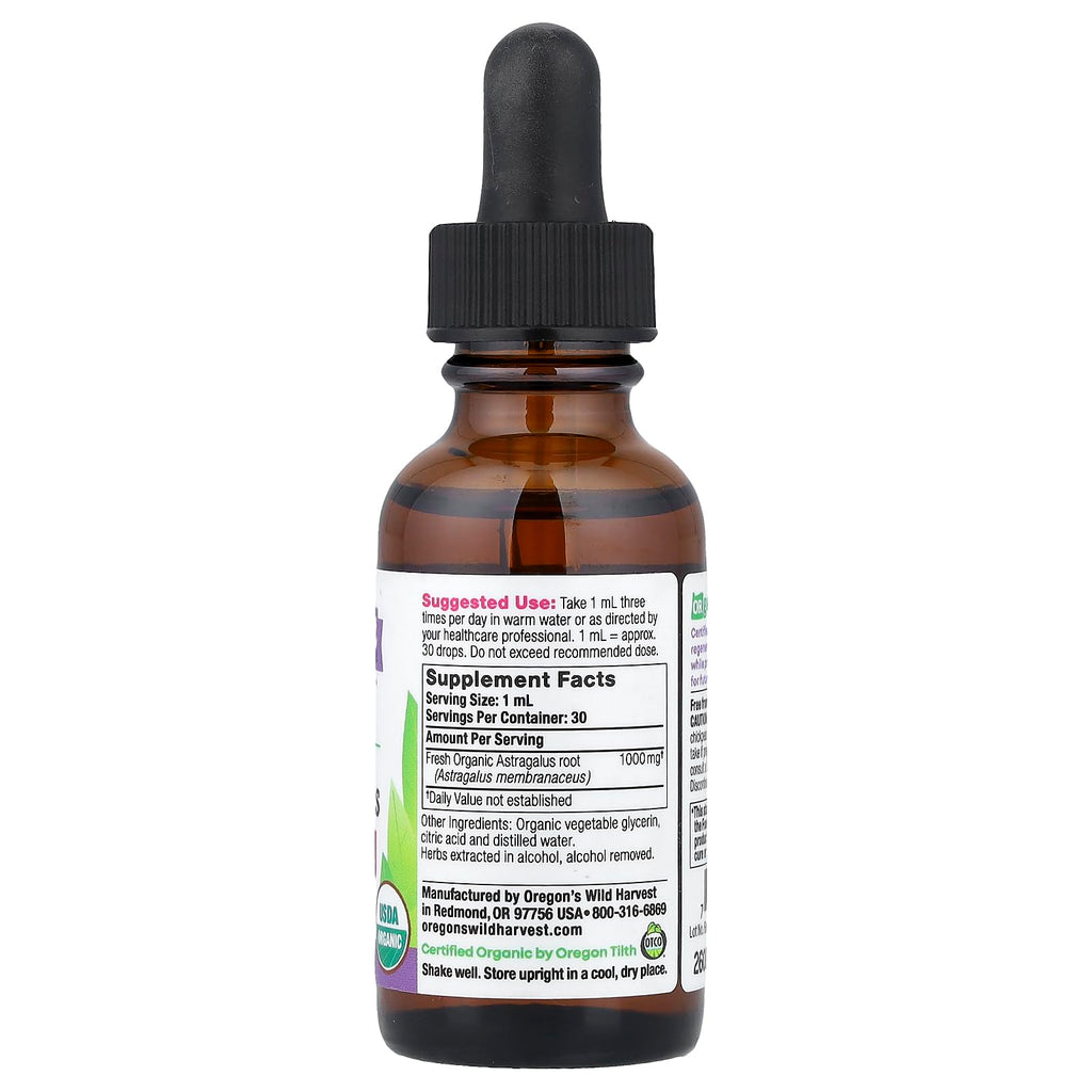 Oregon's Wild Harvest Organic Astragalus Immune Support - 1 fl oz - image 2