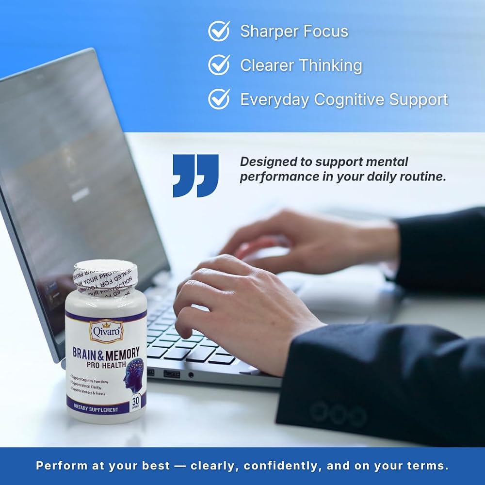 Qivaro Brain & Memory Pro Health Cognitive Support - 30 Capsules - image 4