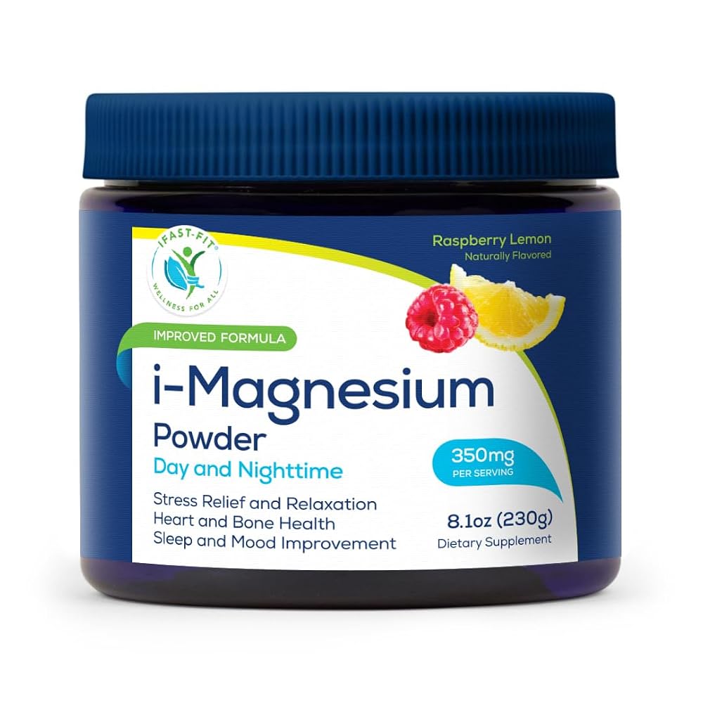 ifastfit Magnesium Powder Citrate Malate Glycinate Blend - 8.4 oz