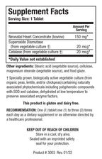 BIOTICS RESEARCH Cytozyme-H Bovine Heart Concentrate 150mg - 60 Tablets - image 4