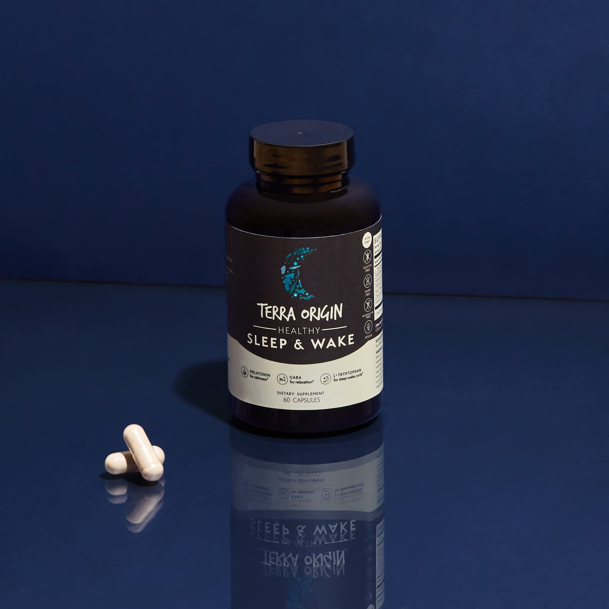 TERRA ORIGIN Healthy Sleep & Wake Natural Sleep Aid - 60 Capsules - image 8