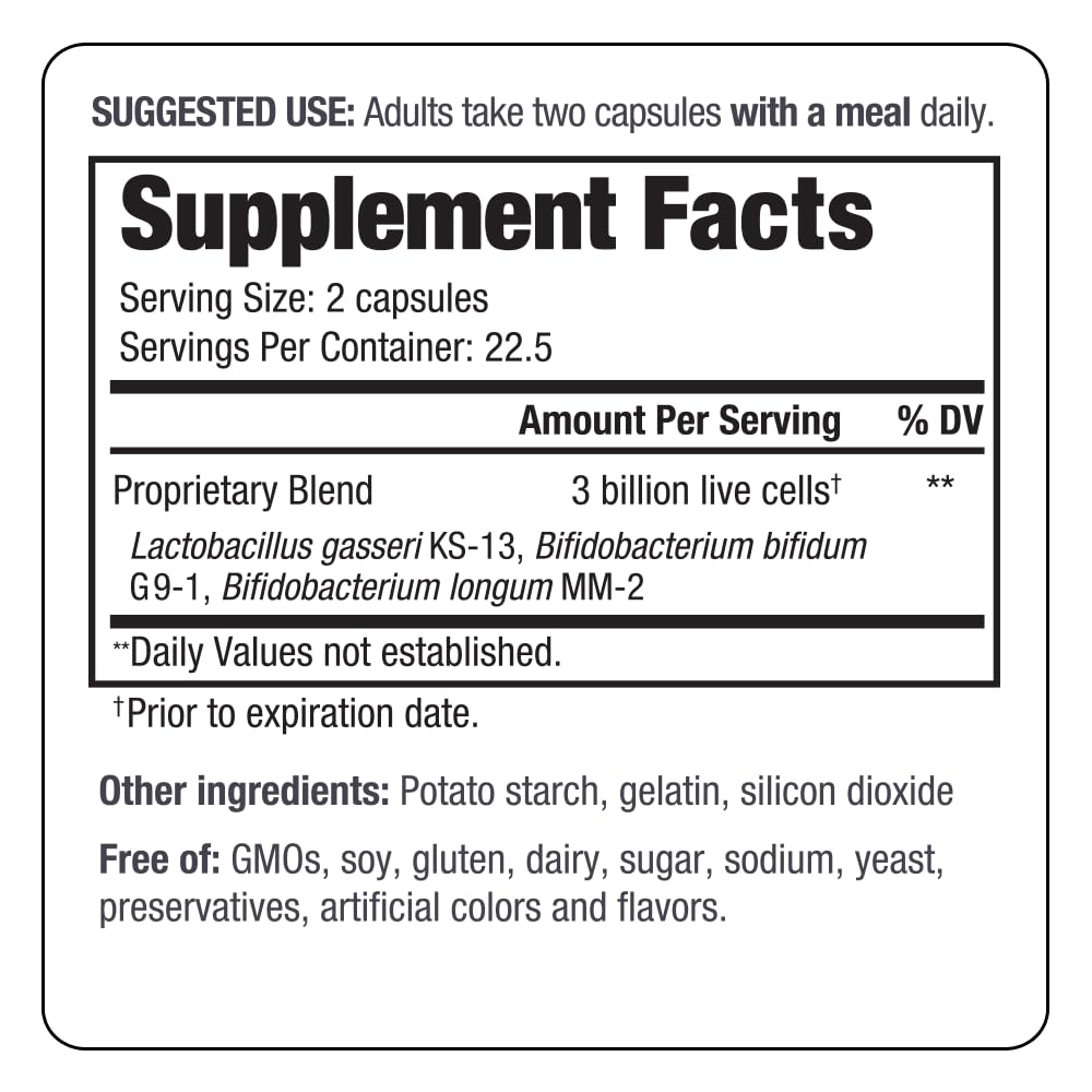 Kyolic Kyo-Dophilus Digestion and Immune Health Probiotic Supplement