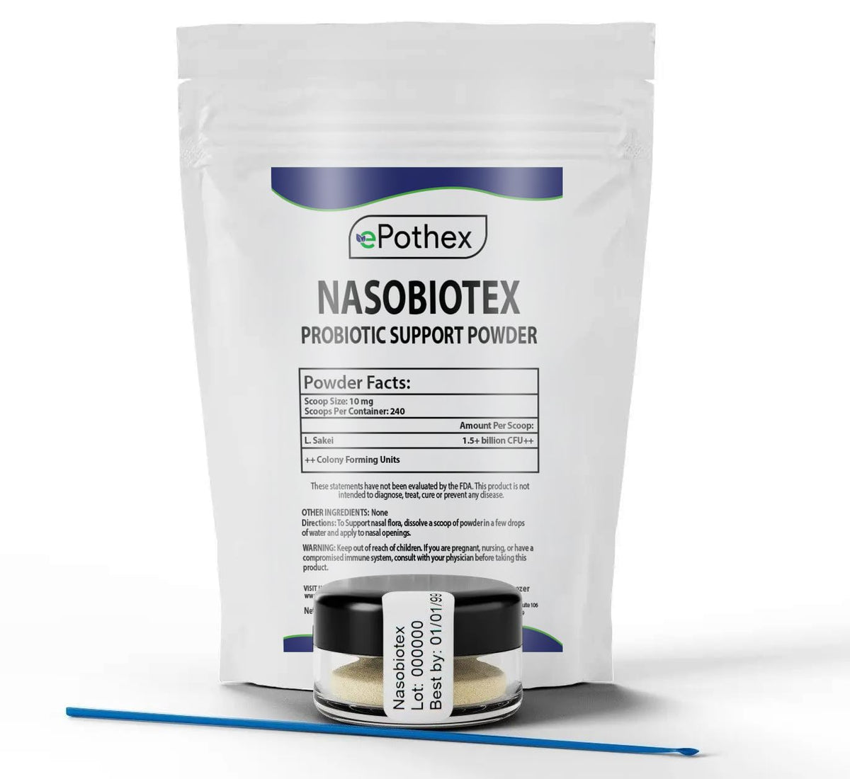 EPOTHEX Pure L. Sakei Probiotic Powder 150B CFU - 0.08 oz