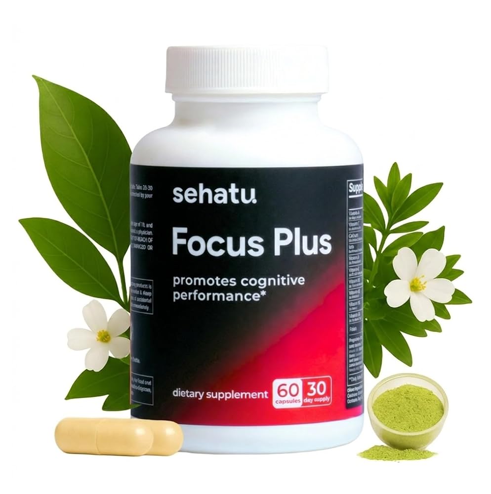 SEHATU Focus Plus Cognitive Performance Enhancer - 60 Capsules