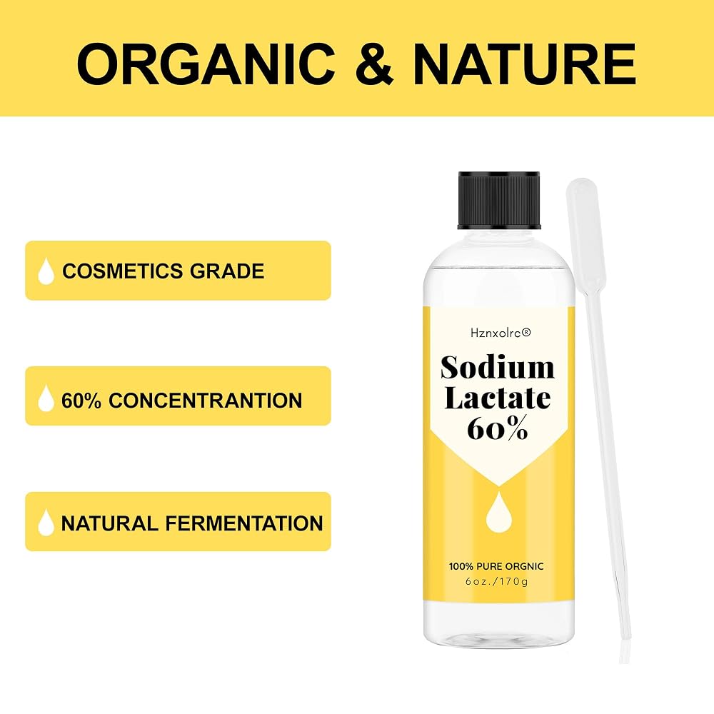 Hznxolrc Sodium Lactate Liquid for Soap Making - 6 oz - image 2
