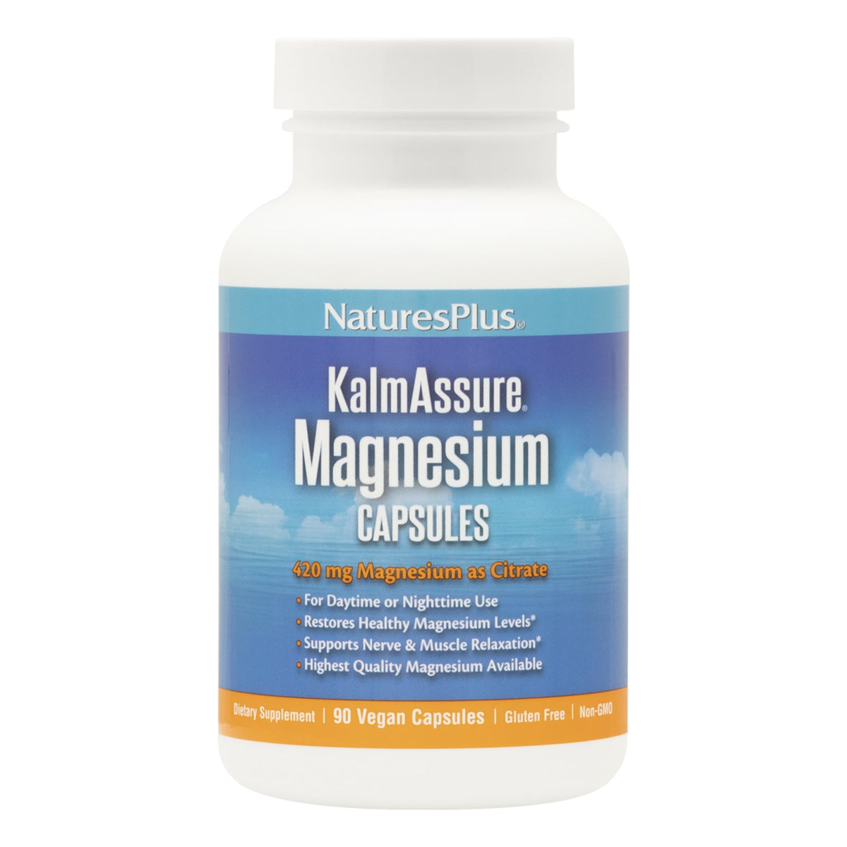 noi-NaturesPlus NaturesPlus Kalmassure Magnesium 400 mg - 90 Capsules