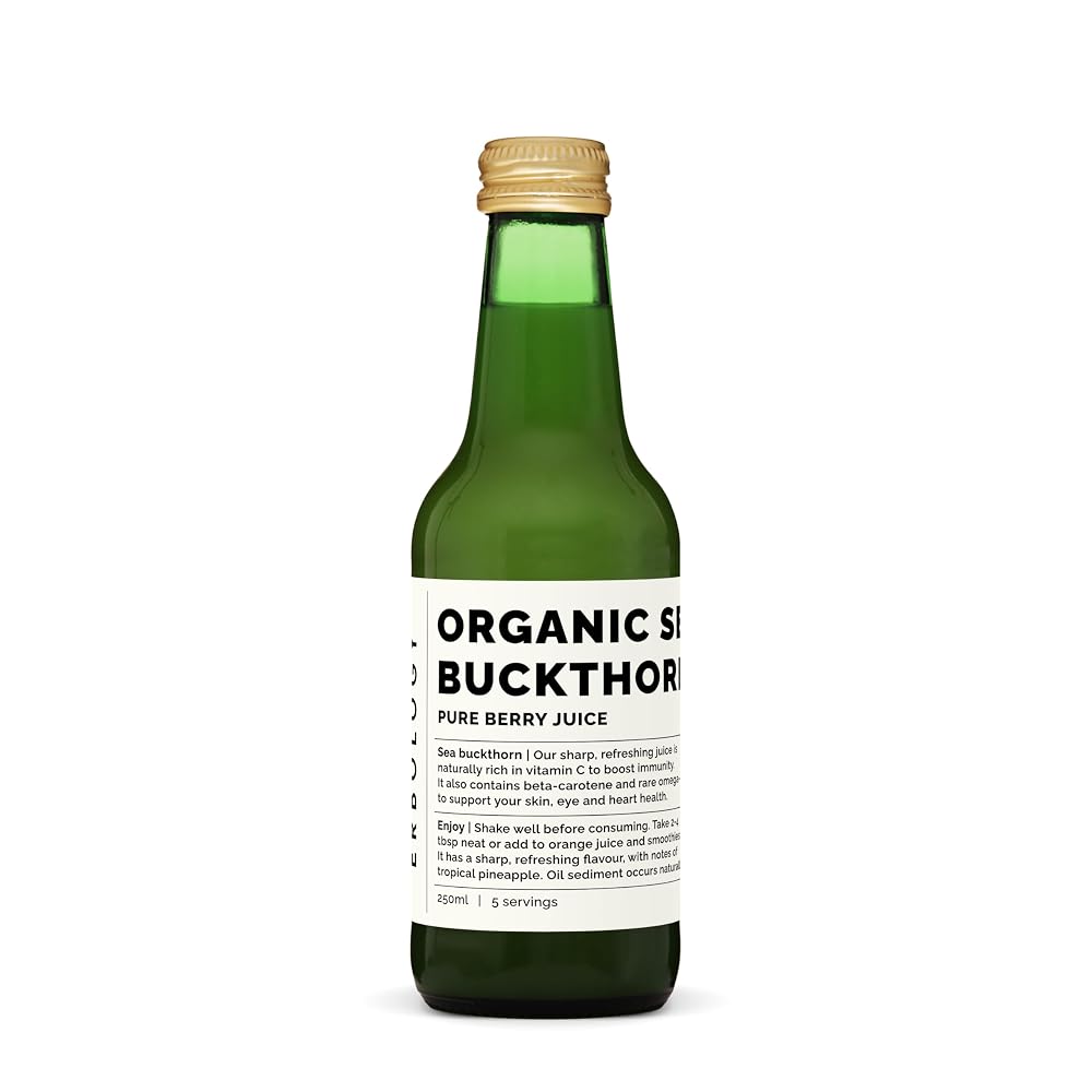 Erbology 100% Organic Sea Buckthorn Juice - 250ml (Box of 6)