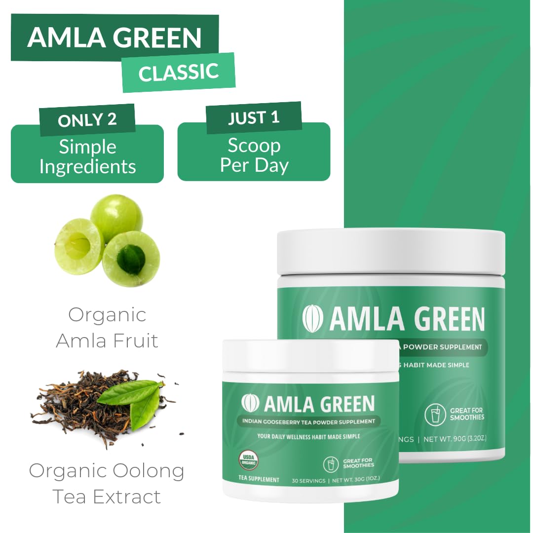 Amla Powder & Green Tea Superfood Supplement