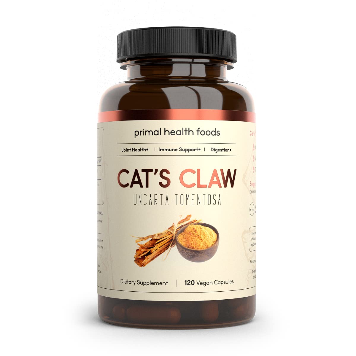 Primal Health Foods Organic Cat's Claw 1000 mg - 120 Capsules