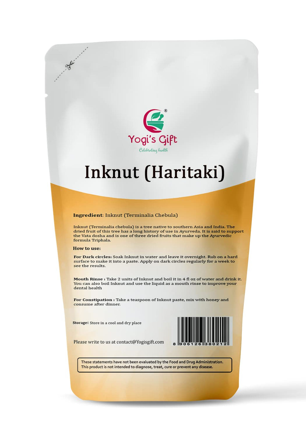 Yogi's Gift Haritaki Whole Herb Dried Terminalia Chebula - 8 oz - image 2
