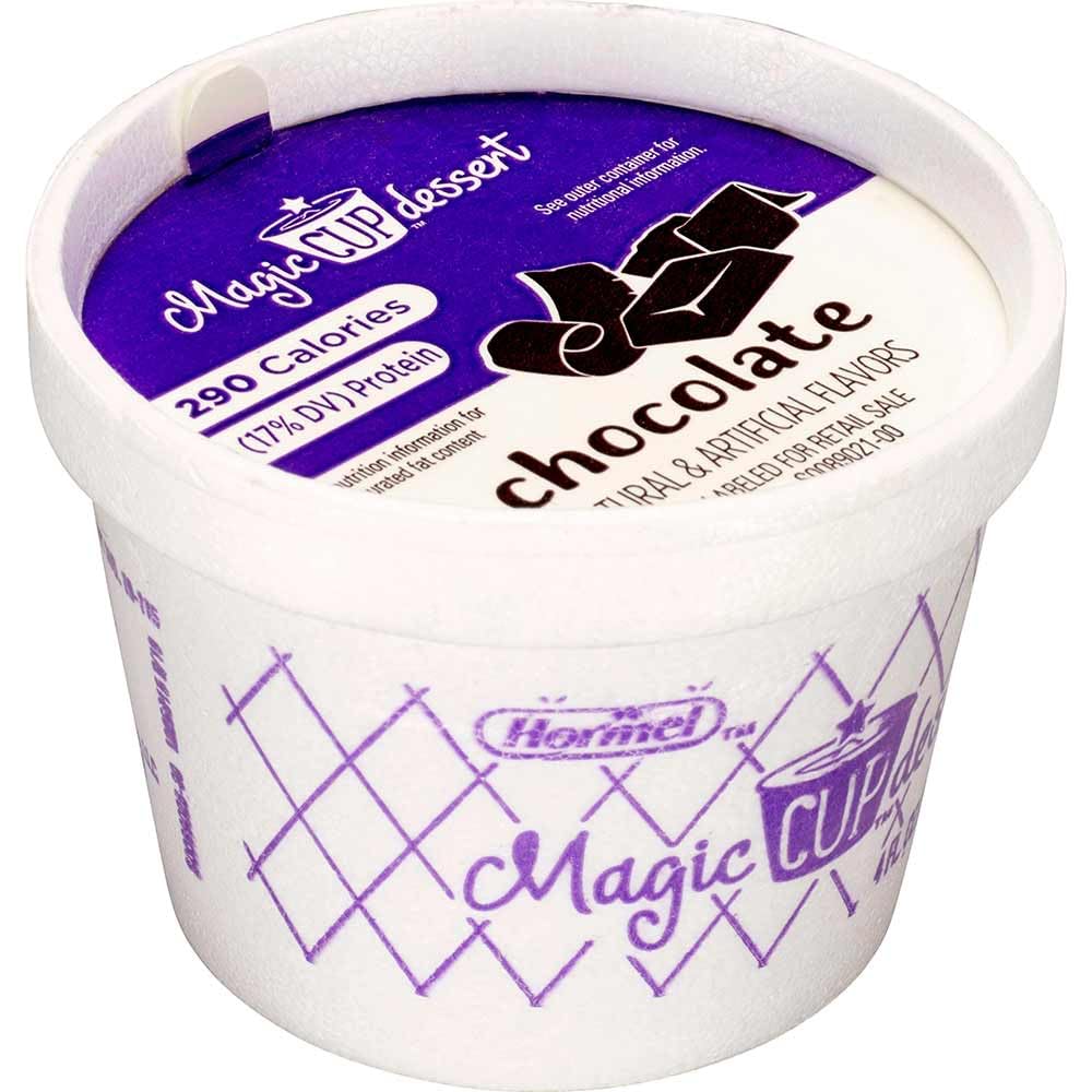 Magic Cup High Calorie Protein Chocolate Frozen Dessert Pudding - 48 Cups