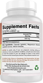 Best Naturals Bee Propolis 500 mg 120 Capsules - image 7