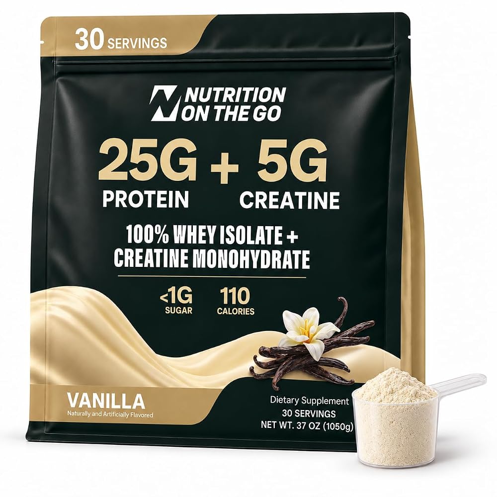 Nutrition On The Go 2-in-1 Whey Protein Isolate + Creatine Travel